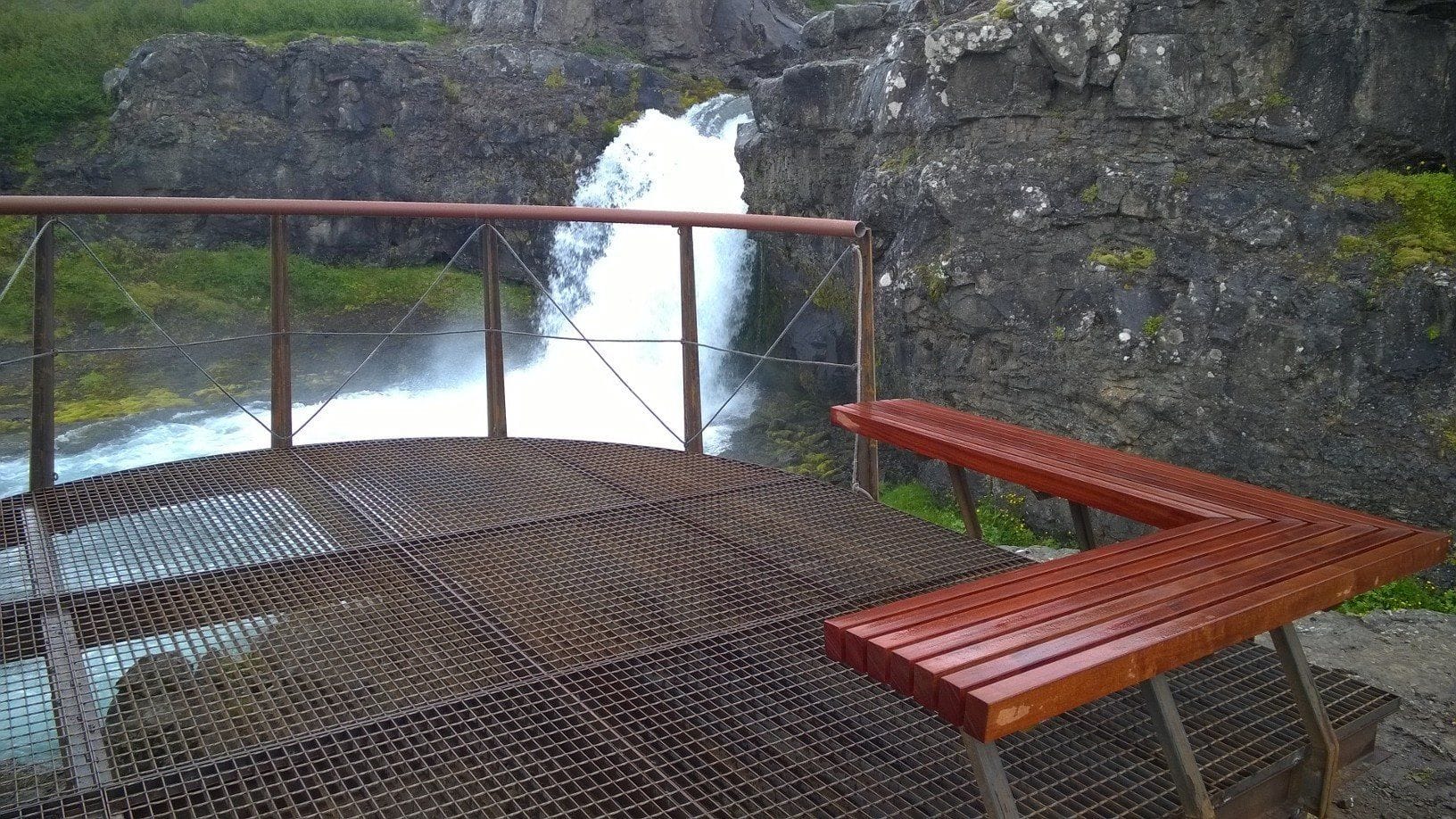 Útsýnispallur við Dynjanda
