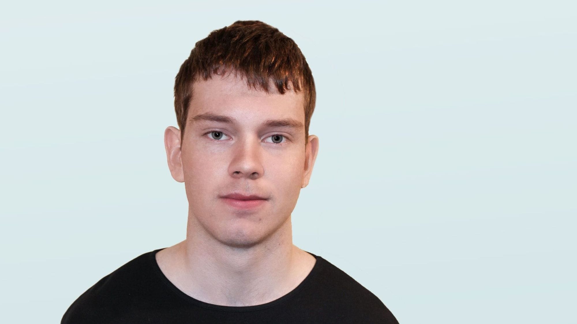 A portrait of a young man 