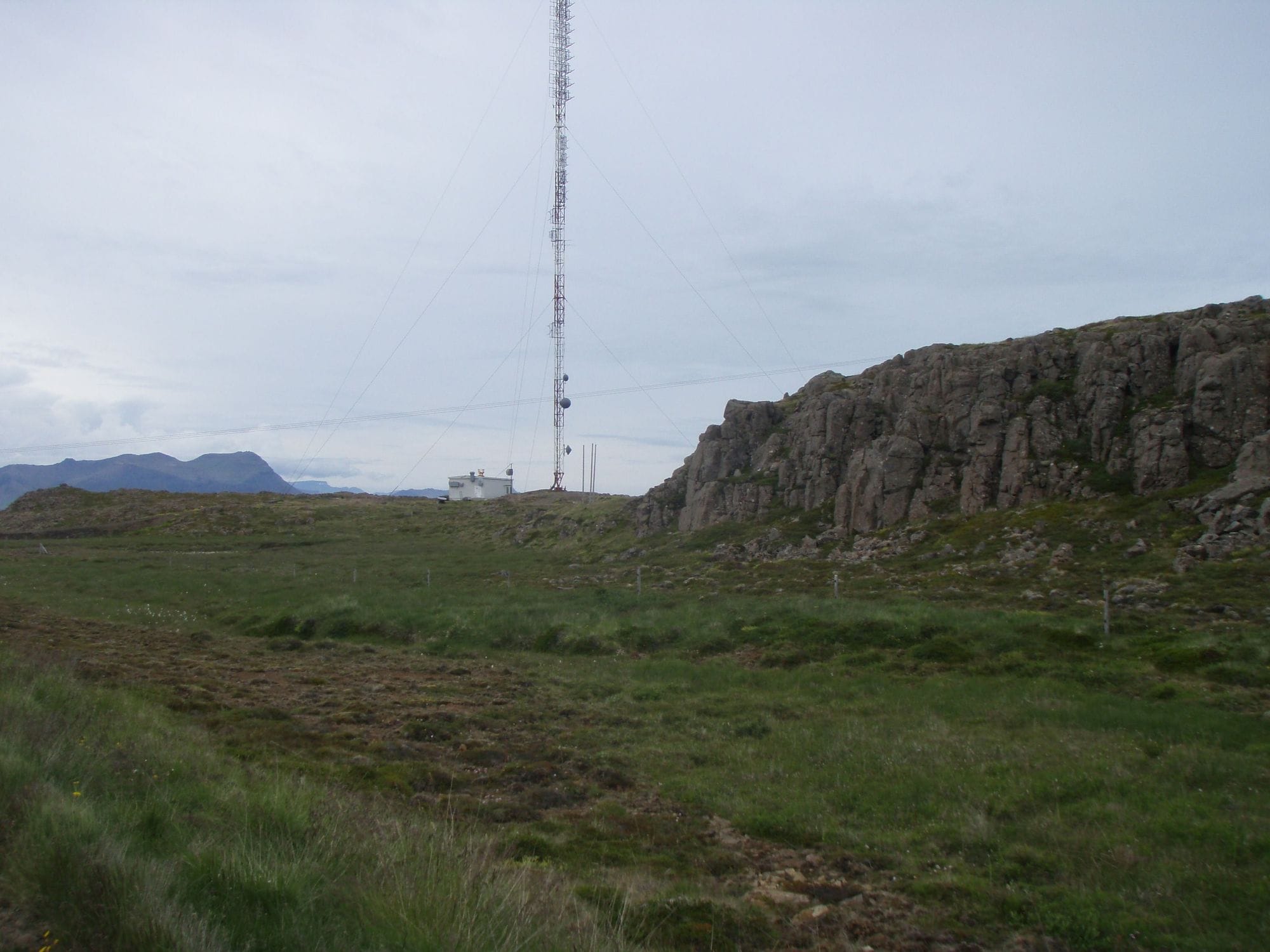 Fjarskiptamastur við Stykkishólm