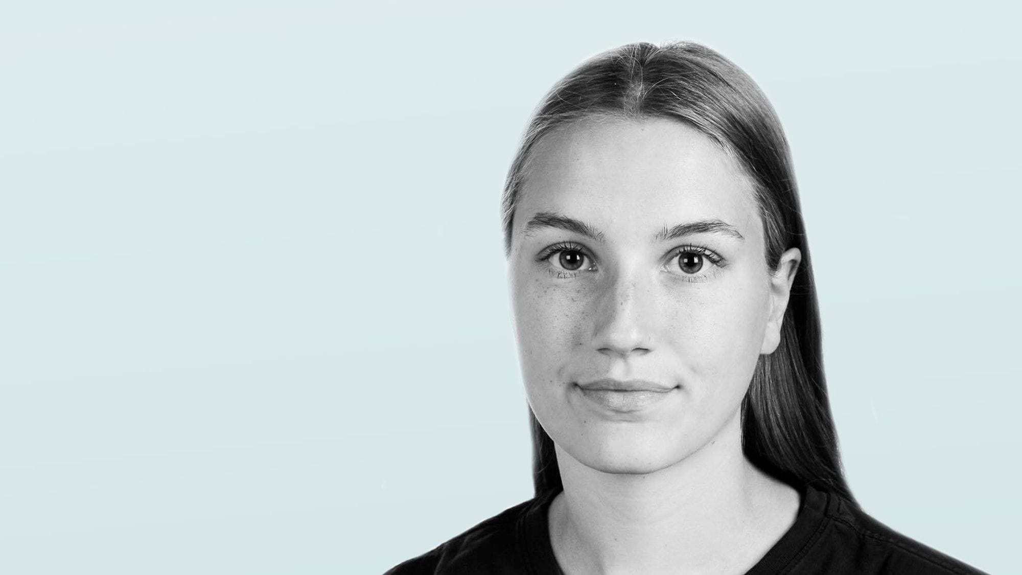 A portrait of a young woman 