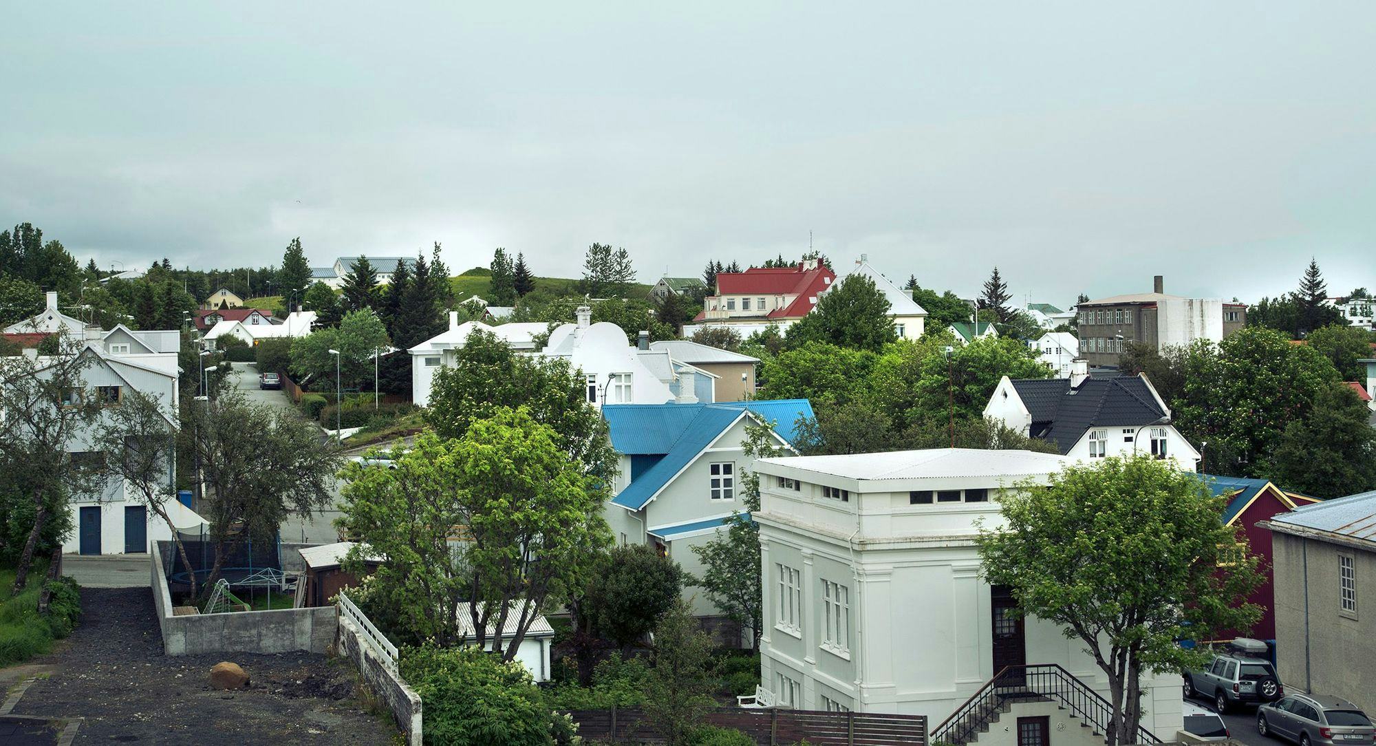 Horft yfir Reykjavík 