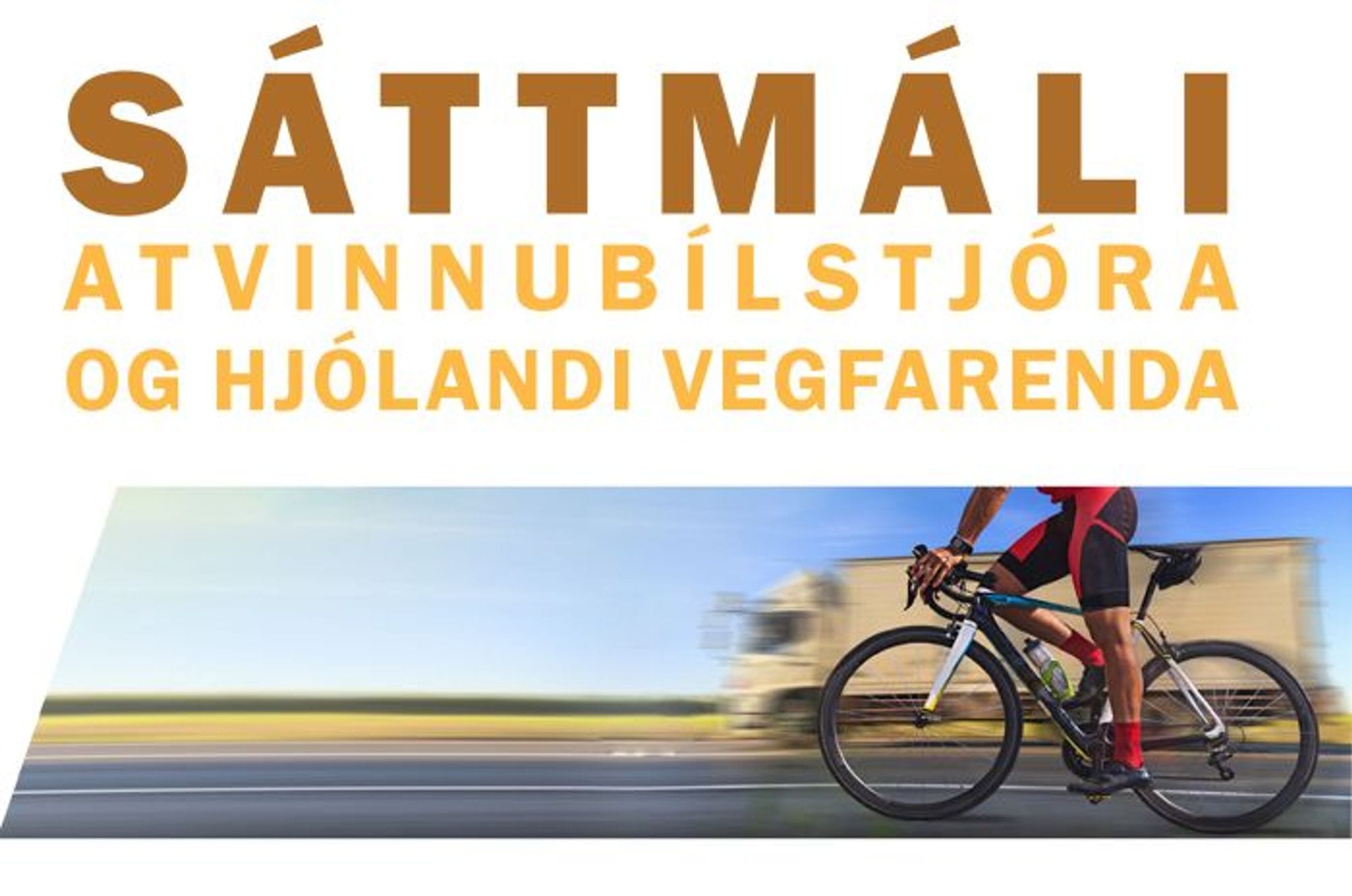 The image includes texts with a motion blurred photo of a cyclist