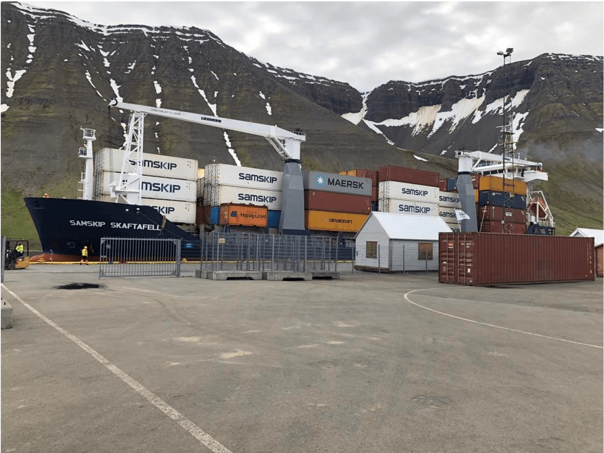 Ljósmynd af Ísafjarðarhöfn